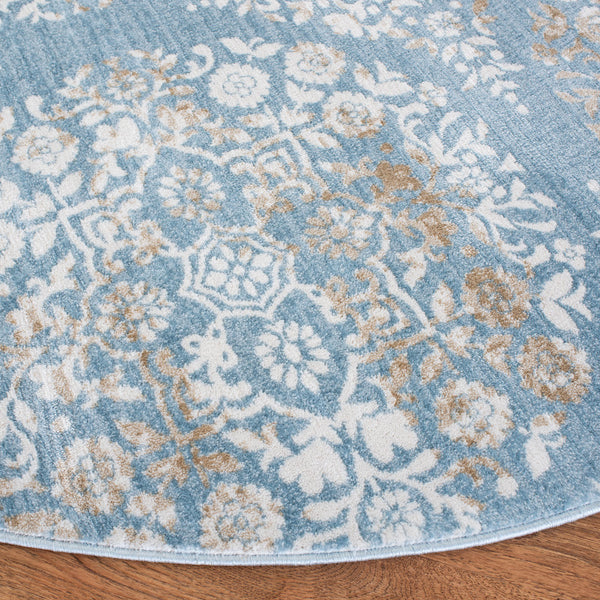 Safavieh Isabella 958 Power Loomed Transitional Rug Denim Blue / Ivory ISA958L-4