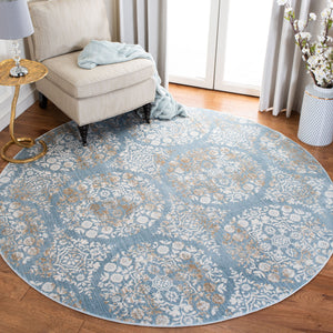 Safavieh Isabella 958 Power Loomed Transitional Rug Denim Blue / Ivory ISA958L-4