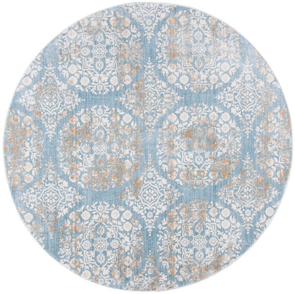 Safavieh Isabella 958 Power Loomed Transitional Rug Denim Blue / Ivory ISA958L-4