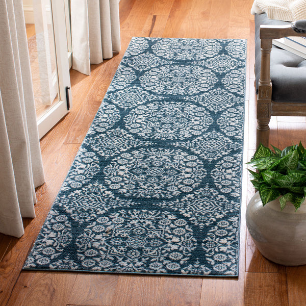 Safavieh Isabella 958 Power Loomed Transitional Rug Navy / Ivory ISA958N-4