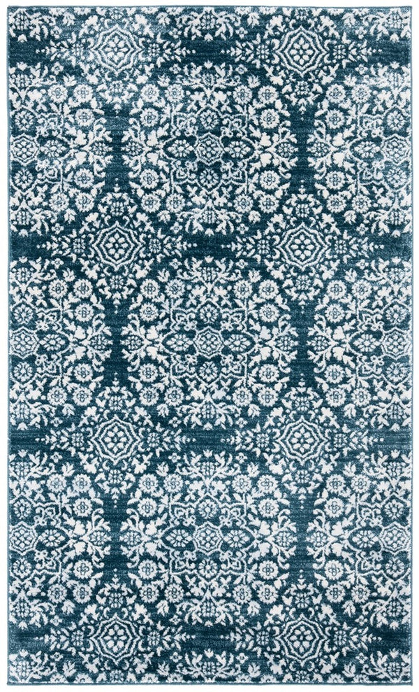 Safavieh Isabella 958 Power Loomed Transitional Rug Navy / Ivory ISA958N-4