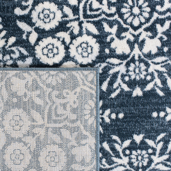 Safavieh Isabella 958 Power Loomed Transitional Rug Navy / Ivory ISA958N-4