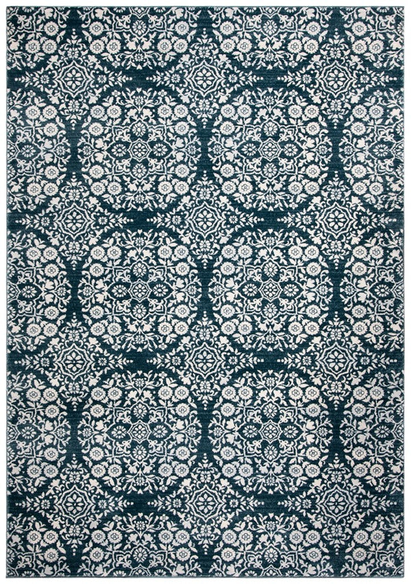 Safavieh Isabella 958 Power Loomed Transitional Rug Navy / Ivory ISA958N-4