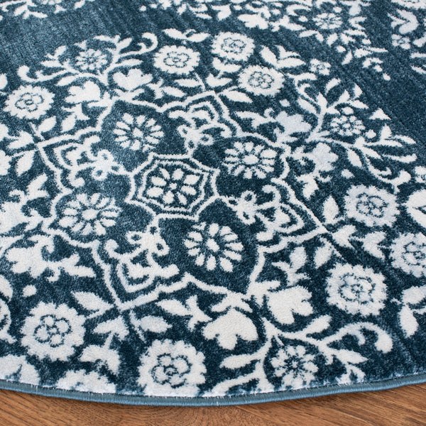 Safavieh Isabella 958 Power Loomed Transitional Rug Navy / Ivory ISA958N-4