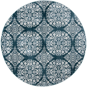 Safavieh Isabella 958 Power Loomed Transitional Rug Navy / Ivory ISA958N-4