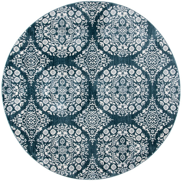 Safavieh Isabella 958 Power Loomed Transitional Rug Navy / Ivory ISA958N-4