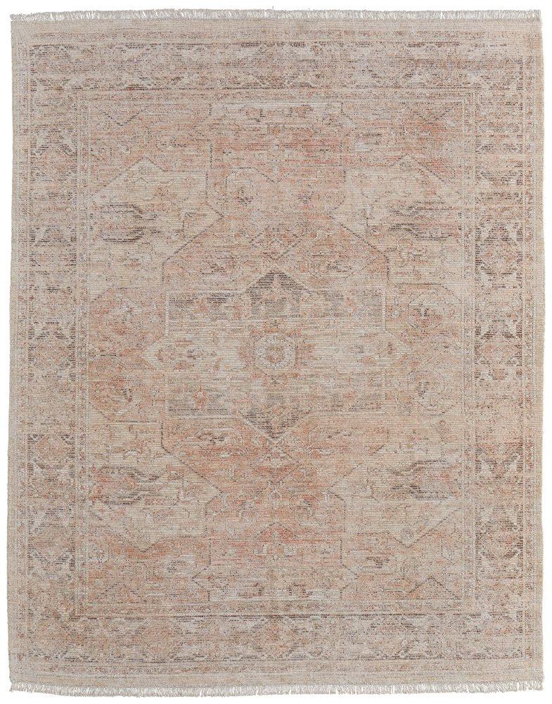 Feizy Rugs Caldwell Handwoven Wool & Viscose Area Rug – Transitional Elegance In Gray, Blue & Ivory Tones Orange,Tan,Ivory Wool,Viscose 8798977fornivyc50