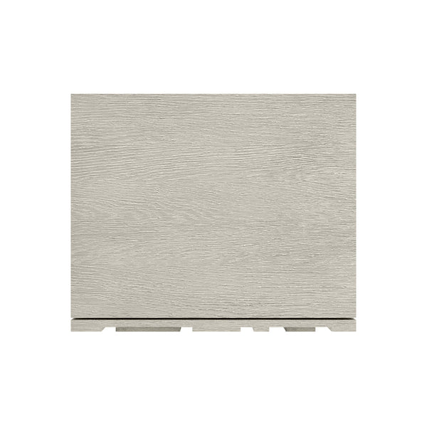 Bernhardt Bernhardt Tempo Nightstand With Wire‑Brushed Oak, Sandblasted Aluminum Overlays & Usb Charging — Rustic Modern Appeal 346230