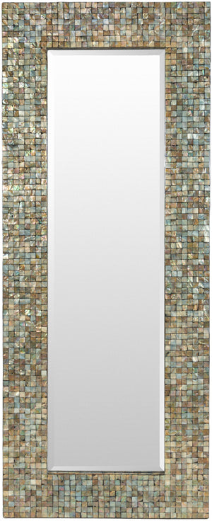 Iridescent ISC-013 59"H x 24"W x 1"D Full Length Mirror ISC013-2459  Frame: Brown Surya