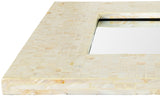 Iridescent ISC-014 59"H x 24"W x 1"D Full Length Mirror ISC014-2459  Frame: Ivory Surya