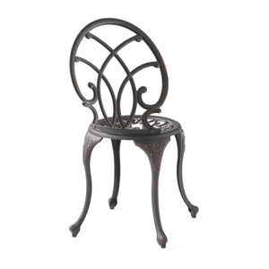 English Elm Charleston Cast Aluminum Outdoor Bistro Set Rust Resistant Copper Finish Patio Seating 50550.00COP