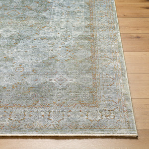 Isfahan ISF-2302 9' x 12' Machine Woven Rug ISF2302-912  Olive, White, Black, Amber, Rust Surya