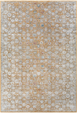 Isfahan ISF-2306 9' x 12' Machine Woven Rug ISF2306-912  Amber, Gray, White, Black, Dark Blue, Rust Surya