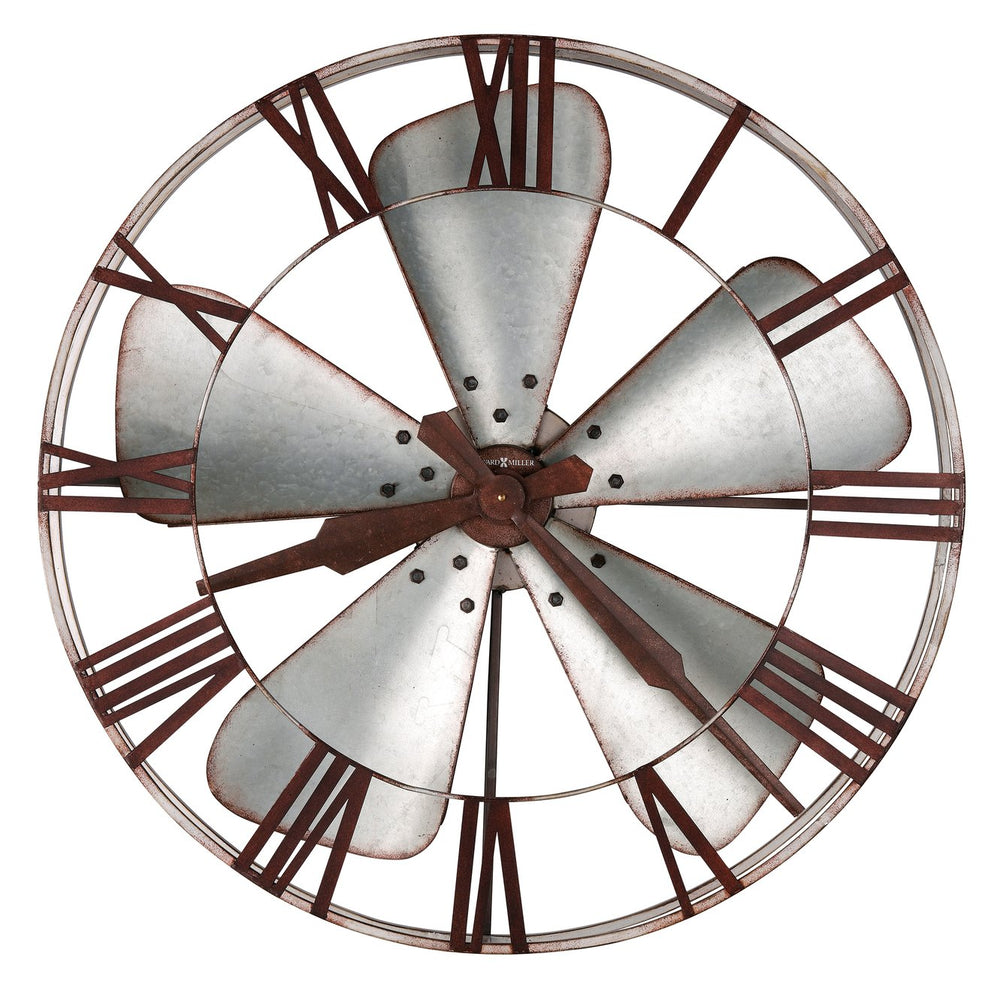 Hekman Furniture 625723 Oversized Industrial Wall Clock - Rustic Elegance Meets Modern Design For Any Space  Mill Shop Wall Clock 625723