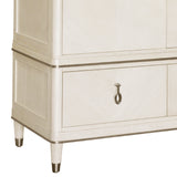 Grace Armoire with Storage Drawers White with Opulent Opal Finish P377120 Pulaski Furniture