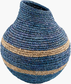 Surya Ishani Handcrafted Rattan Woven Basket Vase Bohemian Organic Accent for Any Room ISHA002-181616