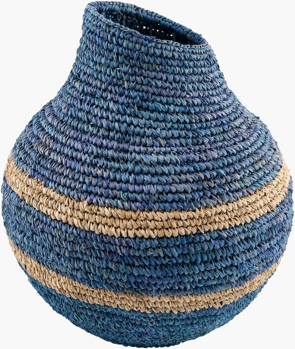 Surya Ishani Handcrafted Rattan Woven Basket Vase Bohemian Organic Accent for Any Room ISHA002-181616