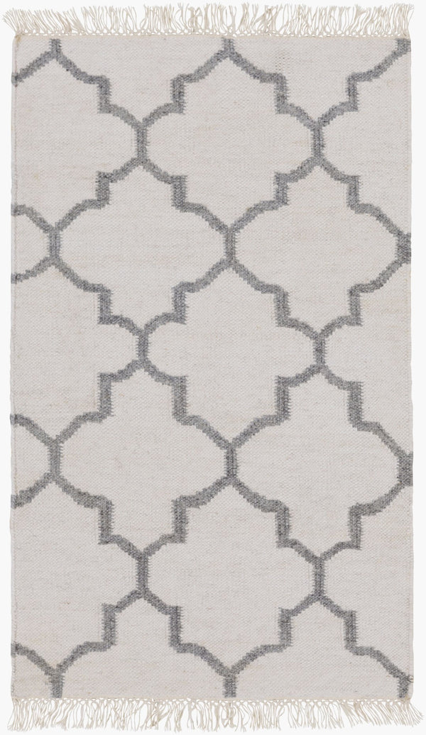Surya Isle Isl-3001 Handmade 2' X 3' Rustic Wool Rug – Cozy, Durable Décor For Your Home's Charm! Ivory Wool,Viscose Isl3001-3353