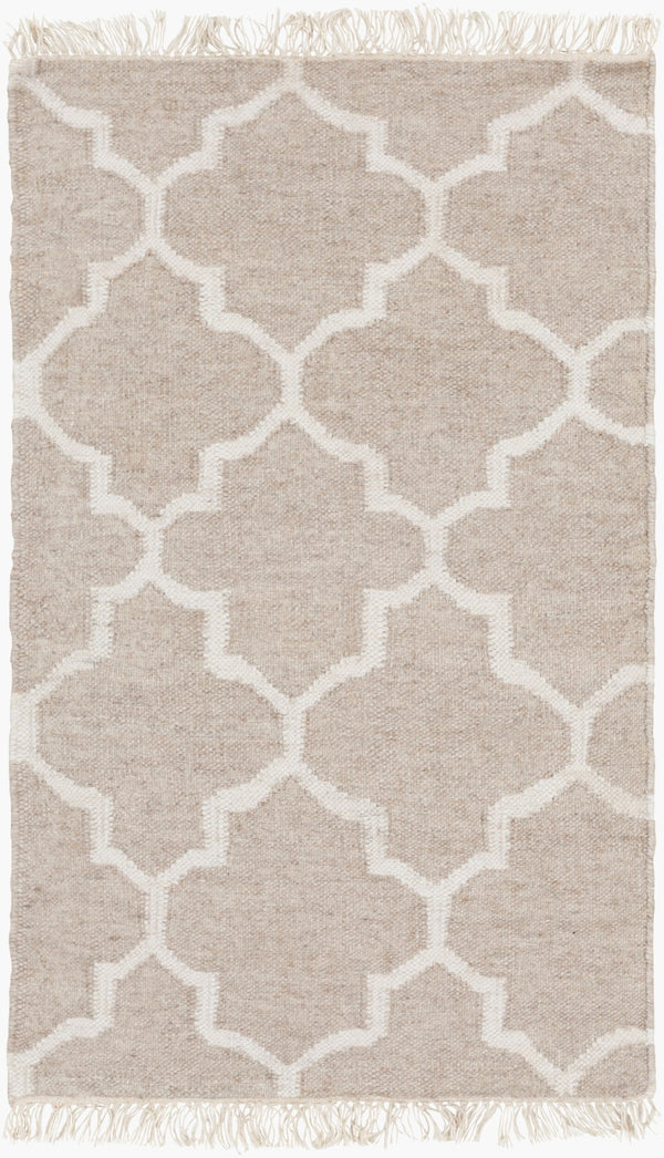 Surya Isle Isl-3001 Handmade 2' X 3' Rustic Wool Rug – Cozy, Durable Décor For Your Home's Charm! Tan Wool,Viscose Isl3002-23