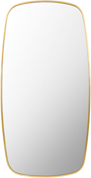 Inverness ISS-001 55"H x 28"W x 1"D Full Length Mirror ISS001-5528  Frame: Gold Surya