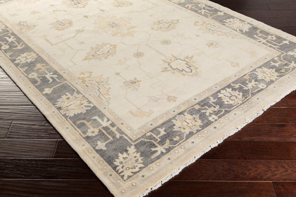Surya Istanbul Handmade 2' X 3' Rug - Durable New Zealand Wool, Low Pile, Traditional Charm For Your Home Light Beige Nz Wool Ist1003-23
