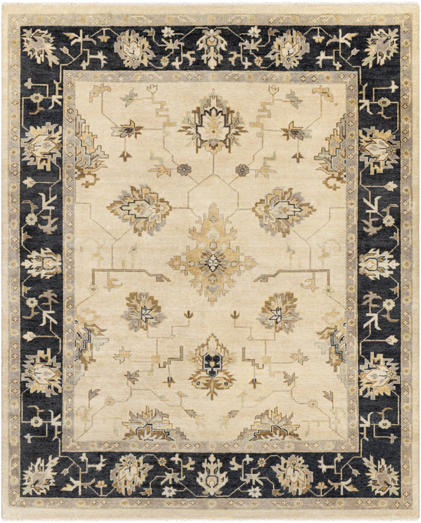 Istanbul IST-1003 8' x 10' Handmade Rug IST1003-810  Light Beige, Dark Green, Olive, Brown Surya