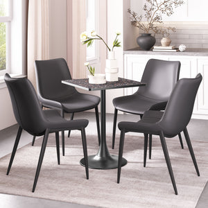 Zuo Modern Spot Bistro Table – Modern Elegance For Your Home Decor, Chic Mdf And Steel Design For Versatile Use Black Mdf,Steel 110411-zuo-modern