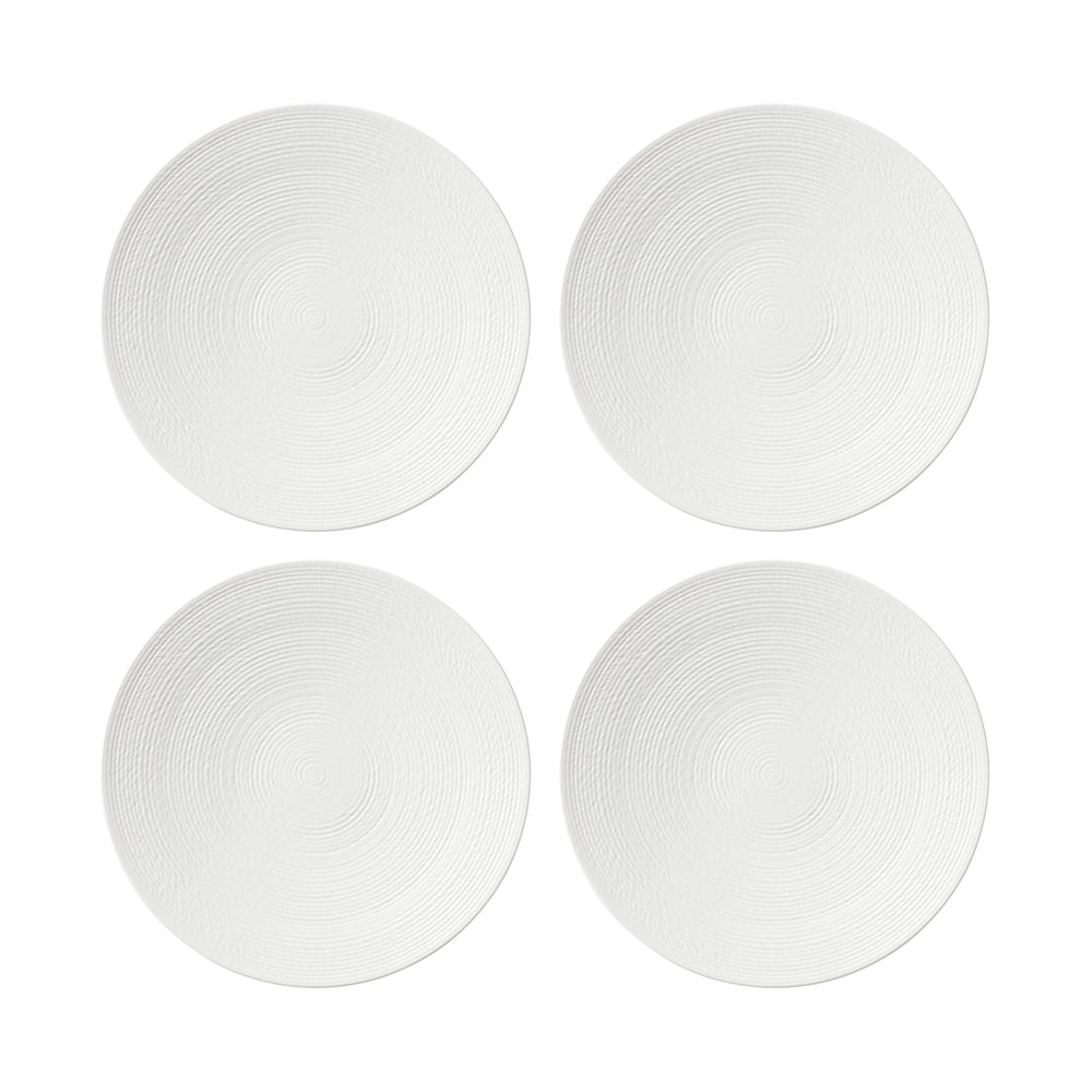 Lenox LX Collective White Accent Plates, Set of 4 White, WHITE PORCELAIN 894658