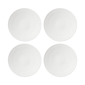 Lenox LX Collective White Accent Plates, Set of 4 White, WHITE PORCELAIN 894658
