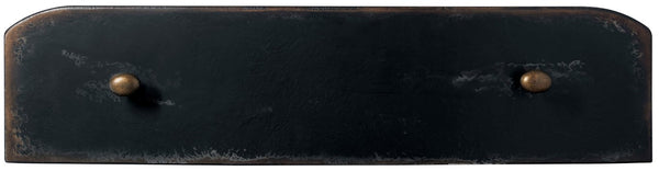 Hooker Furniture Ciao Ciao Bella Two-Drawer Nightstand In Distressed Black With Cedar-Lined Storage And Usb Charging 5805-90016-99