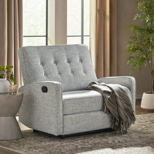 English Elm Christopher Knight Home® - 47" Wide Manual Standard Recliner with Plush Fabric Upholstery, Spacious 47" Seat, Durable Frame, Comfort LIGHT GREY 61259.00LGTW