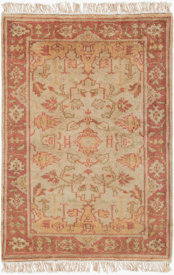 Surya Adana Handmade Rug - 2' X 3' Luxurious 100% New Zealand Wool, Durable Medium-pile For High-traffic Areas Mustard Nz Wool It1181-23