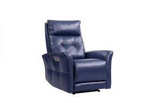 Parker House Parker Living Gershwin - Verona Royal Blue - Powered By Freemot Zero Gravity Power Recliner Verona Royal Blue Top Grain Leather with Match (X) MGER#812PHZ-P25-VRB