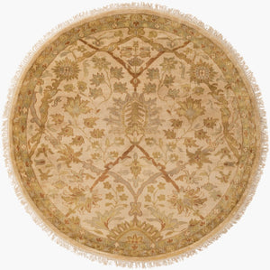 Surya Adana 8' X 8' Luxurious Handmade Wool Rug - Elegant Design, Medium Pile, Perfect For Home Decor  Nz Wool It9006-8rd
