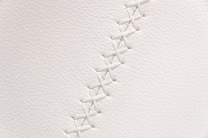 VIG Furniture Ithaca White Leatherette Bar Stool Set Of 2 — Mid-Century Modern Saddle Seat, Black Legs, Stainless Footrail VGHR5409B-WHT