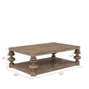 A.R.T. Furniture Architrave Rectangular Cocktail Table 277300-2608 Brown 277300-2608