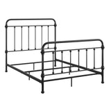 Homelegance By Top-Line Taylin Graceful Lines Victorian Metal Bed Black Metal