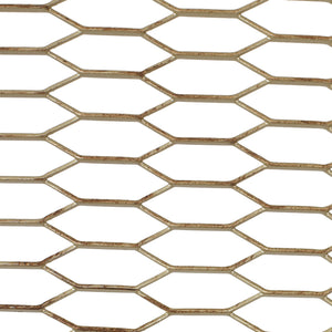 English Elm Christopher Knight Home® - STEEL Gold Brushed Iron Screen Room Divider – Single Panel Mesh, Modern Free-Standing Privacy Accent 67261.00