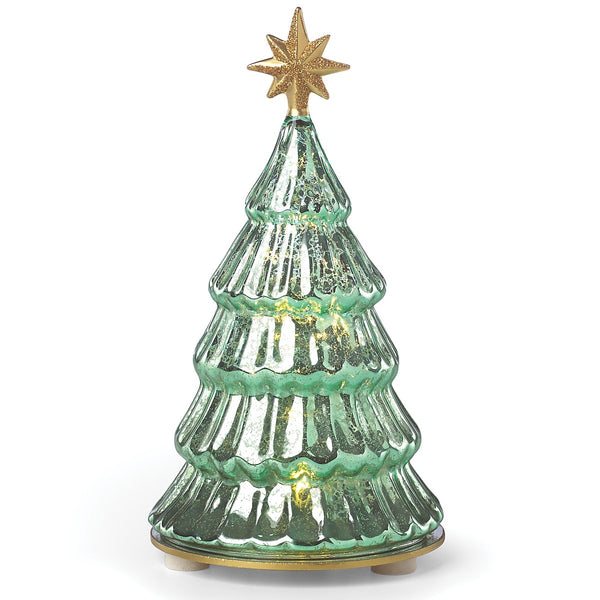 Lenox Radiant Light Lit Pine Tree Green, NO COLOR GLASS,CRYSTAL 883172