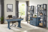 Parker House Americana Modern - Denim 56 In. Power Lift Desk Denim with Sable Wood Top Poplar Solids / Birch Veneers AME#256-2-DEN