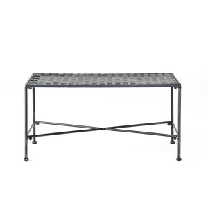 English Elm Christopher Knight Home® - LUNA Modern Black Iron Coffee Table, Powder-Coated Durable Frame, 36.75"W x 20.75"D x 18"H Stylish 57639.00