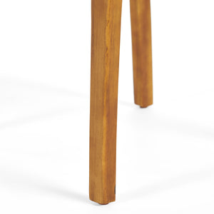 English Elm Christopher Knight Home® - EMERSON Acacia Wood Dining Chair Set of 2 with Wicker Seats, Water-Resistant Cushions, Teak Finish Grey 61723.00