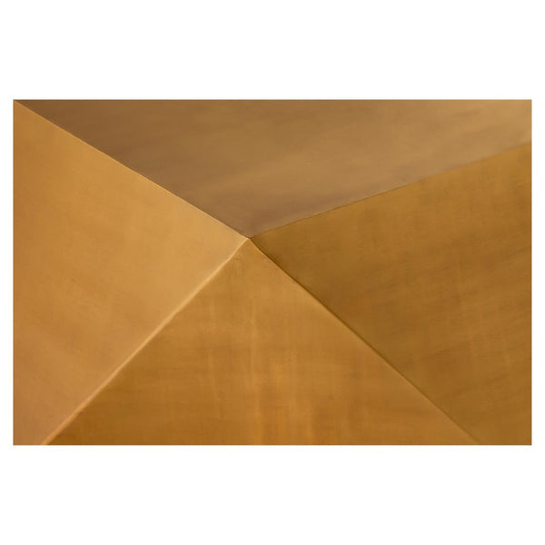 Pasargad Home Dimitri Handcrafted Brass Coffee Table – Stunning Centerpiece For Modern Living Rooms Brass Iron Prr-019brs