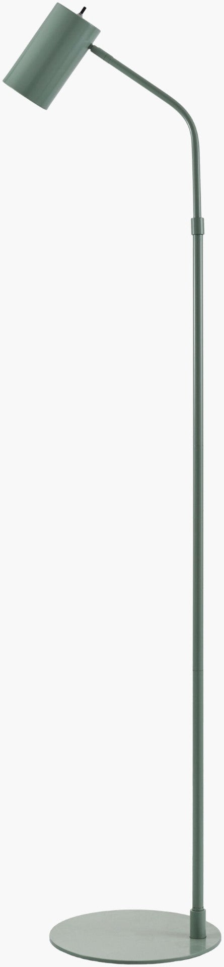 Livabliss Ivel Slender Iron Floor Lamp with Metal Shade for Living Room or Bedroom Corner IVE-001