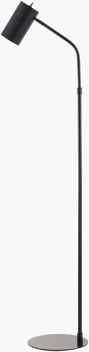 Livabliss Ivel Wrought Iron Arc Floor Lamp with Metal Shade for Living Room or Office IVE-003