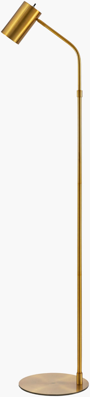 Livabliss Ivel Slender Iron Floor Lamp with Metal Shade for Living Room or Bedroom Corners IVE-004