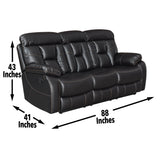 Steve Silver Squire Reclining Sofa w/ Drop SQ850S