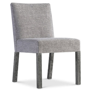 Bernhardt Bernhardt Menton Upholstered Side Chair With Sutton Wood Legs, Curved Arms, Durable Tailored Comfort 352541
