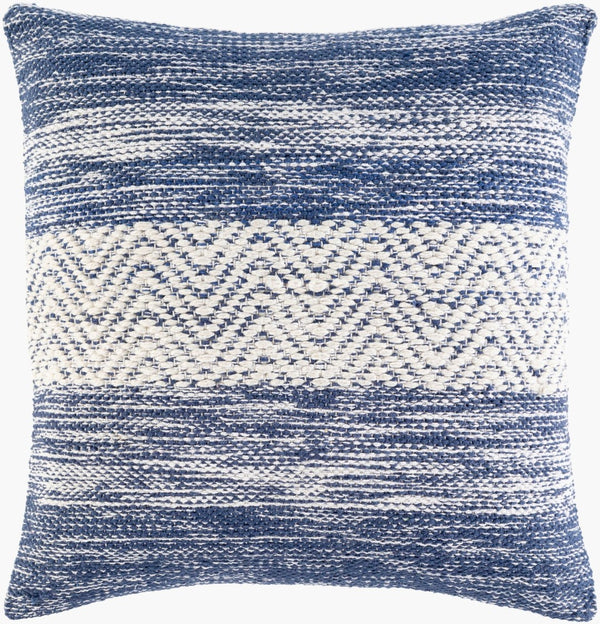 Livabliss Levi Hand-woven Cotton Blend Throw Pillow Cottage Farmhouse Bohemian Accent IVL002-1818