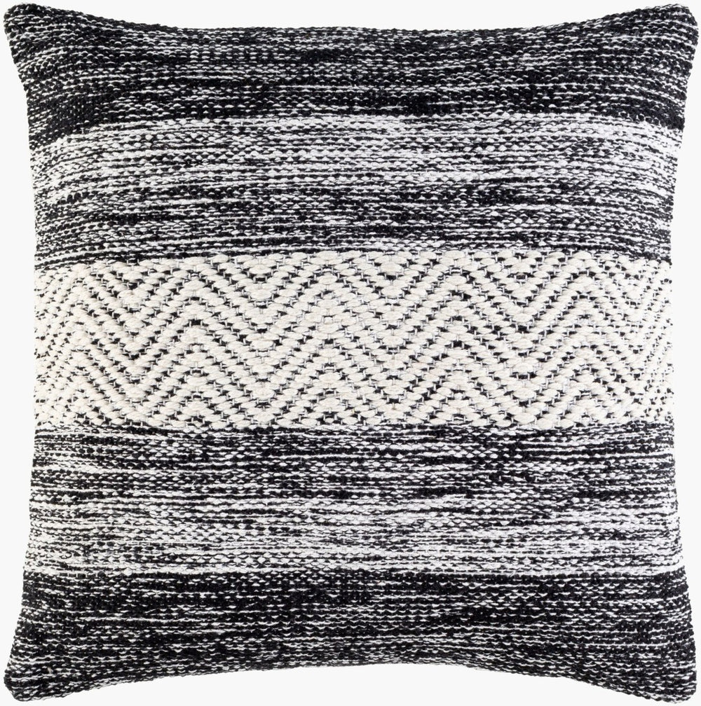 Livabliss Levi Woven Eco Cotton Square Accent Pillow Farmhouse Cottage Living Room Decor IVL003-2020D